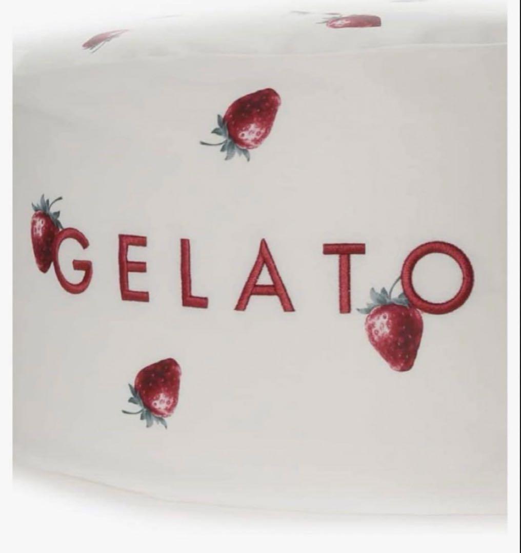 明後日削除　GELATO PIQUE いちご　ビーズクッション