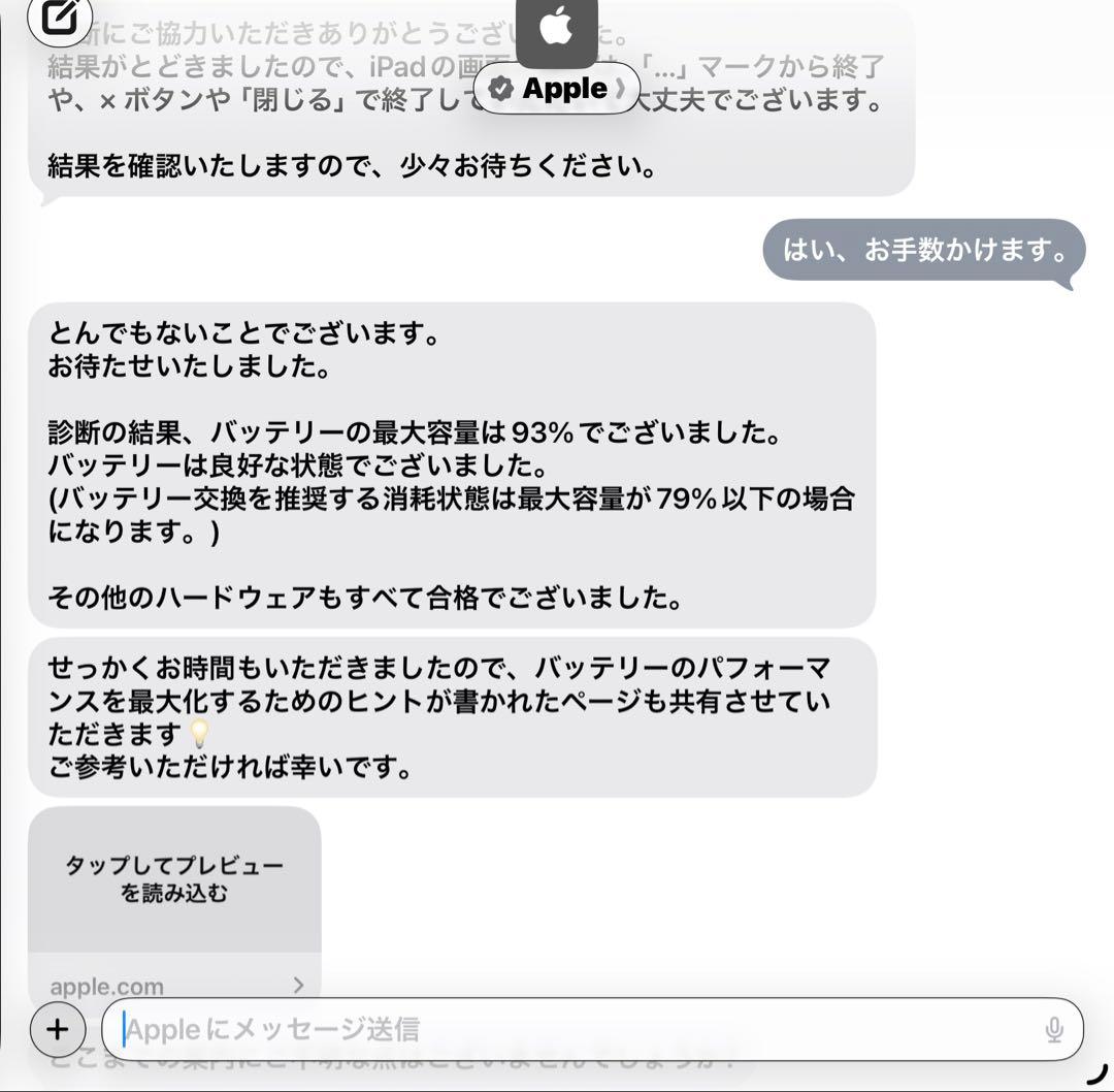 iPad Pro 11インチ 第4世代 SIMフリー シルバー 最大容量93%