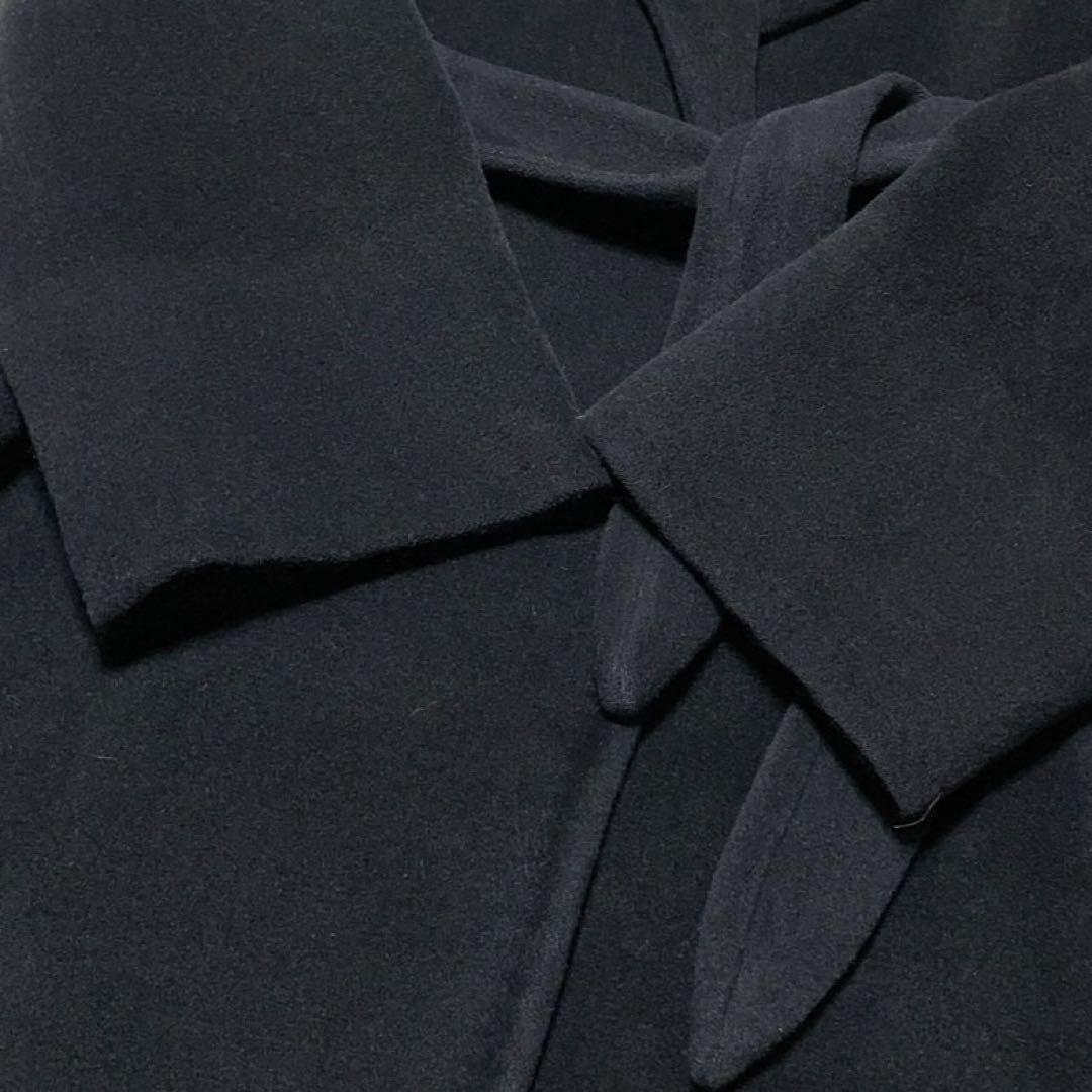 極美品● MaxMara マックスマーラ ロングコート ベルト ウール 42