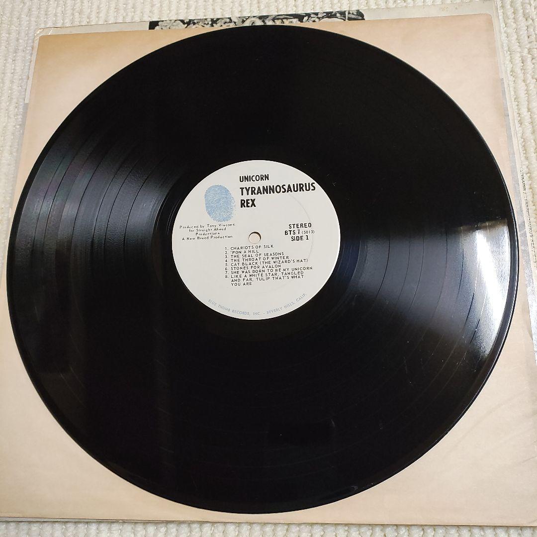 【ＵＳ.Org盤ＬＰレコード】ティラノサウルス・レックス／ユニコーン