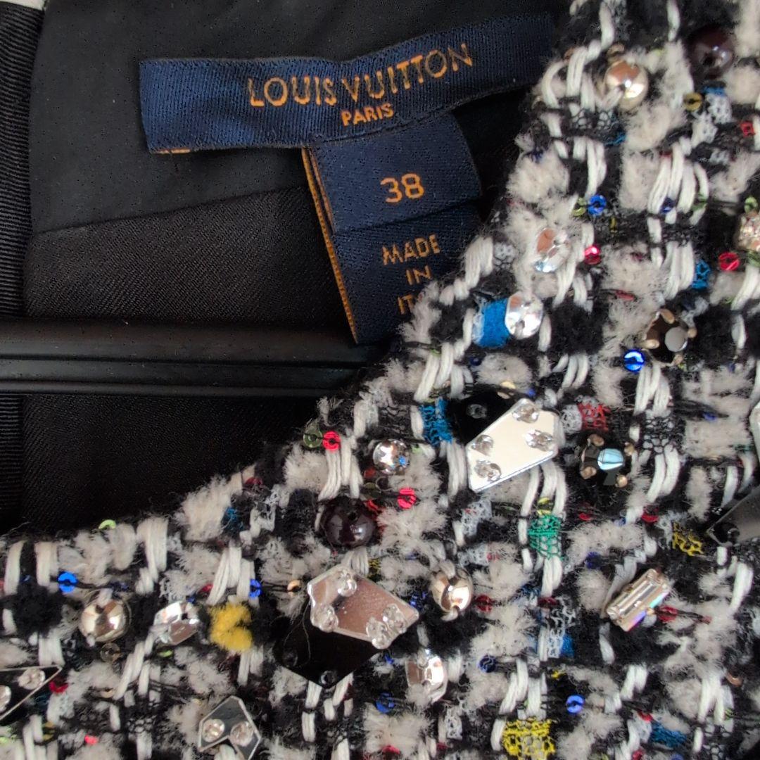 定価52万 美品LOUIS VUITTON ヴィトン スケーターツイードワンピ