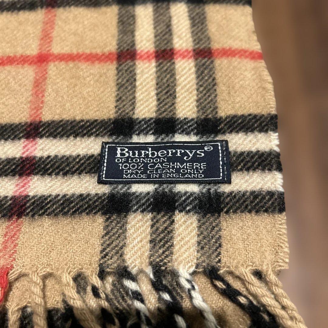 BURBERRY カシミヤ100%マフラー