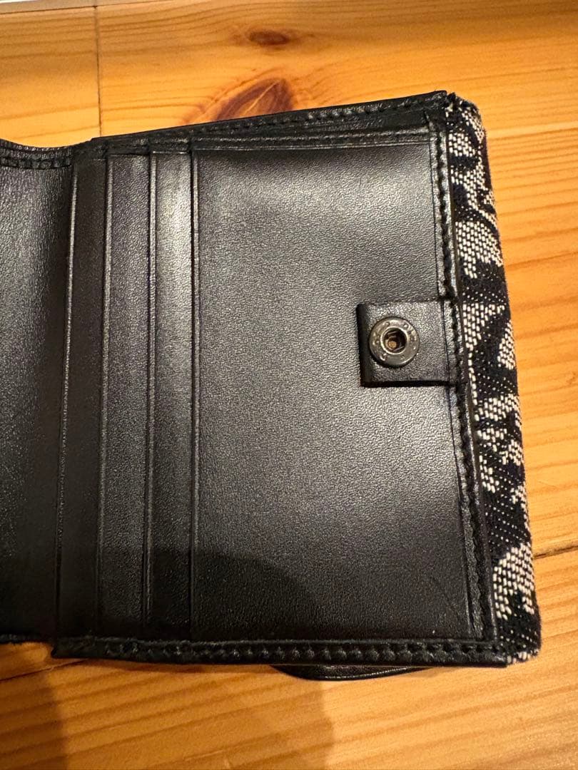 Christian Diorトロッター サドル　三つ折り財布