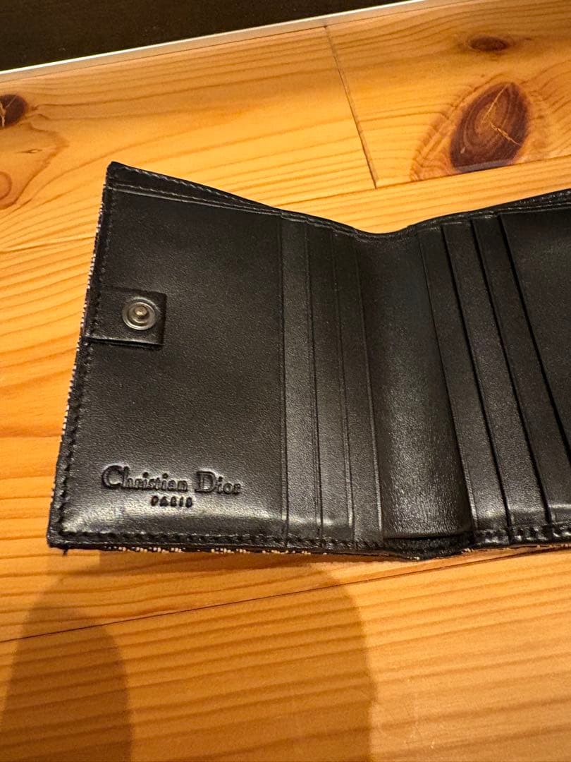 Christian Diorトロッター サドル　三つ折り財布