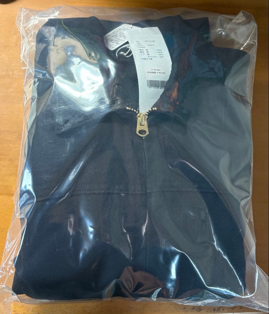COMOLI コモリ 26SS ブラックドリルジップジャケット 1 新品