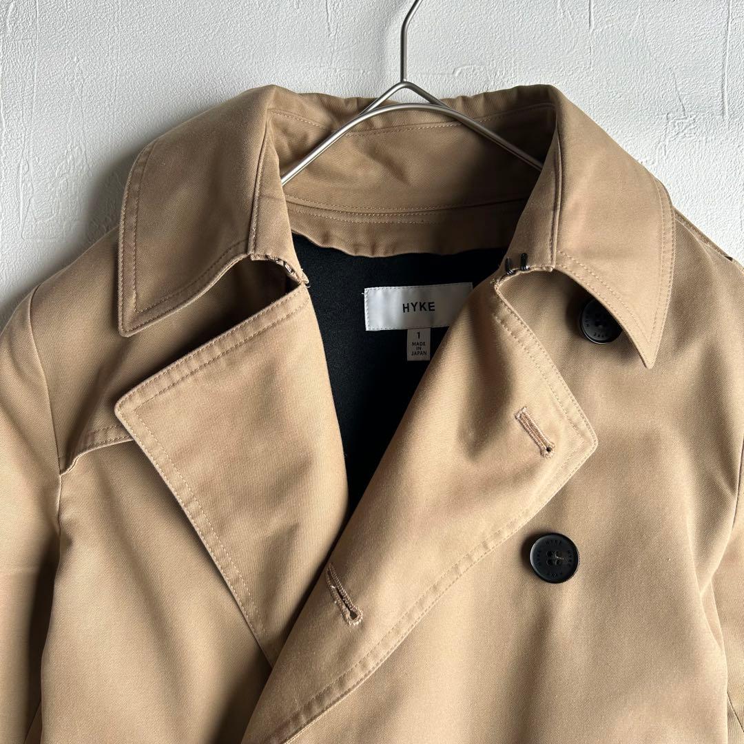 【美品】 HYKE トレンチコート ライナー ベージュ S スプリングコート