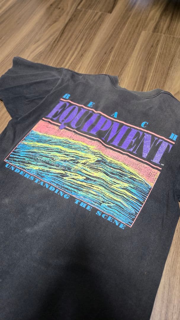 90s フェードTシャツ made in USA シングルステッチバックプリント