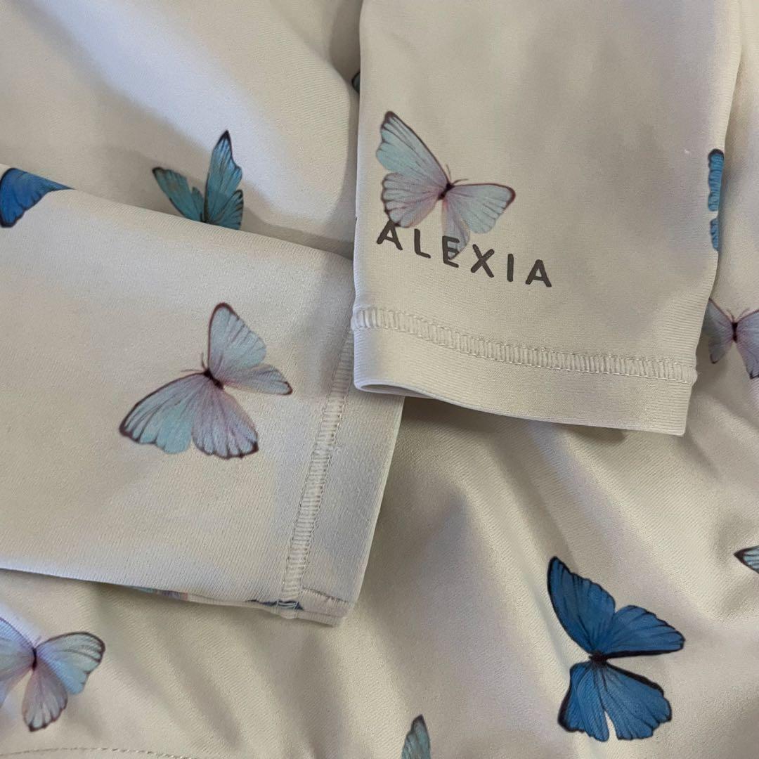 BABY ALEXIA ラッシュガード Butterfly White