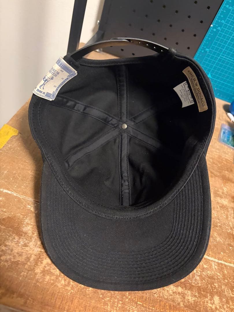 THE H.W.DOG&Co. TRUCKER CAP 黒