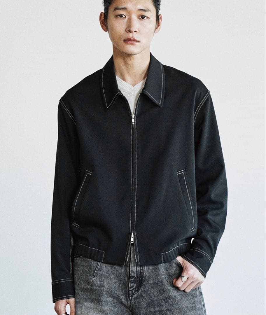 ジャケット・アウター TWILL STITCH LINE SHORT BLOUSON