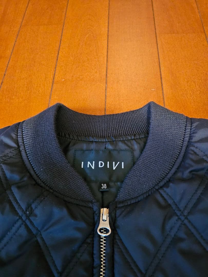 INDIVI キルティング ロングコート　インディヴィ