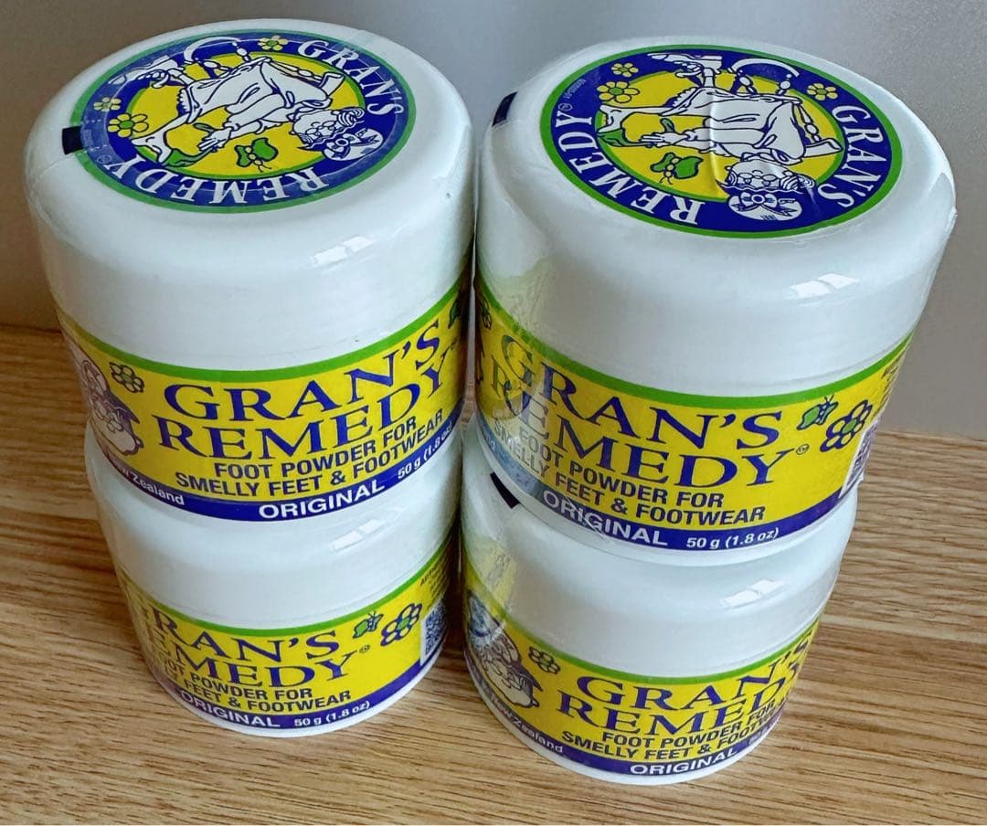 GRAN'S REMEDY グランズレメディ靴用消臭剤 50g*4個