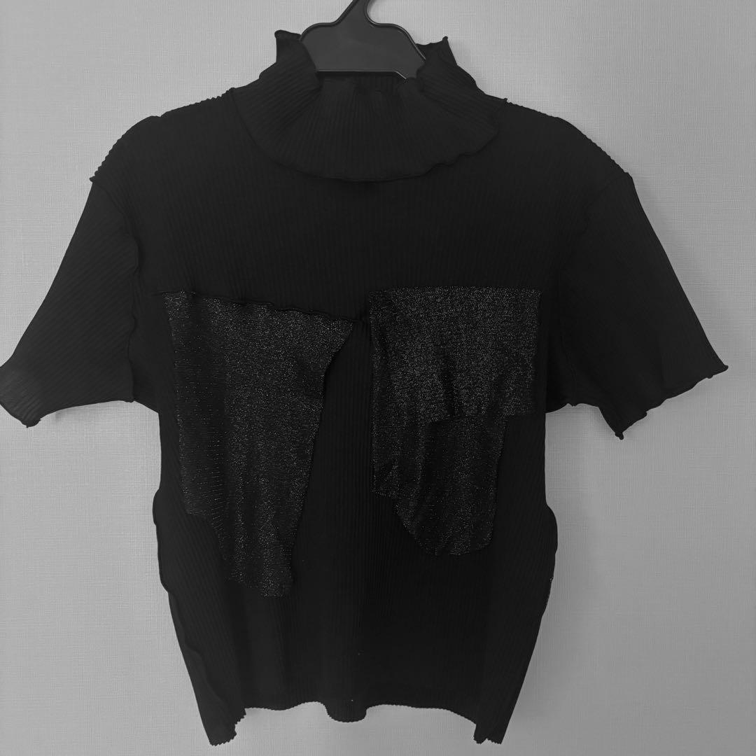 コトハヨコザワstudious 別注 Glitter high neck top