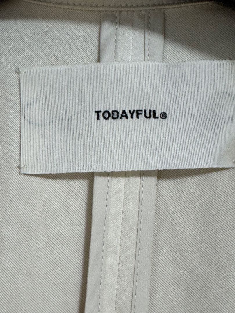 SATIN OVER JACKET TODAYFUL エクリュ 38