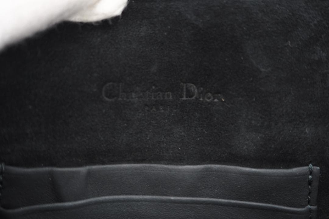 Christian Dior ウエストバッグ サドル レザー ベルトポーチ 黒