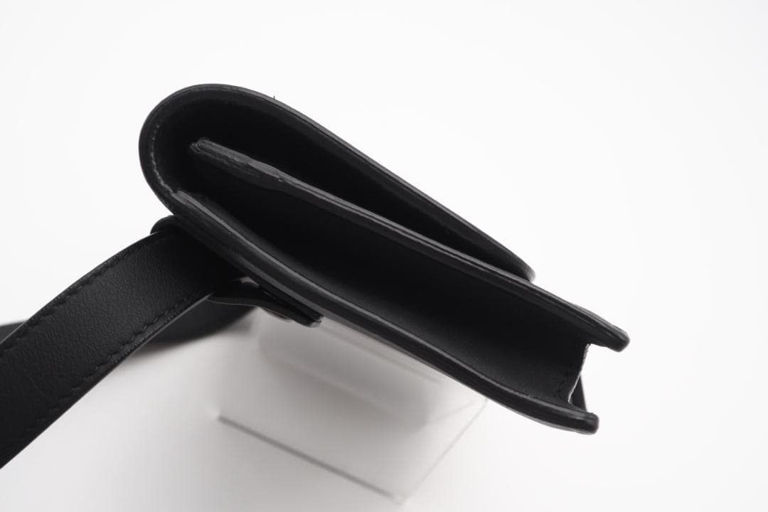 Christian Dior ウエストバッグ サドル レザー ベルトポーチ 黒