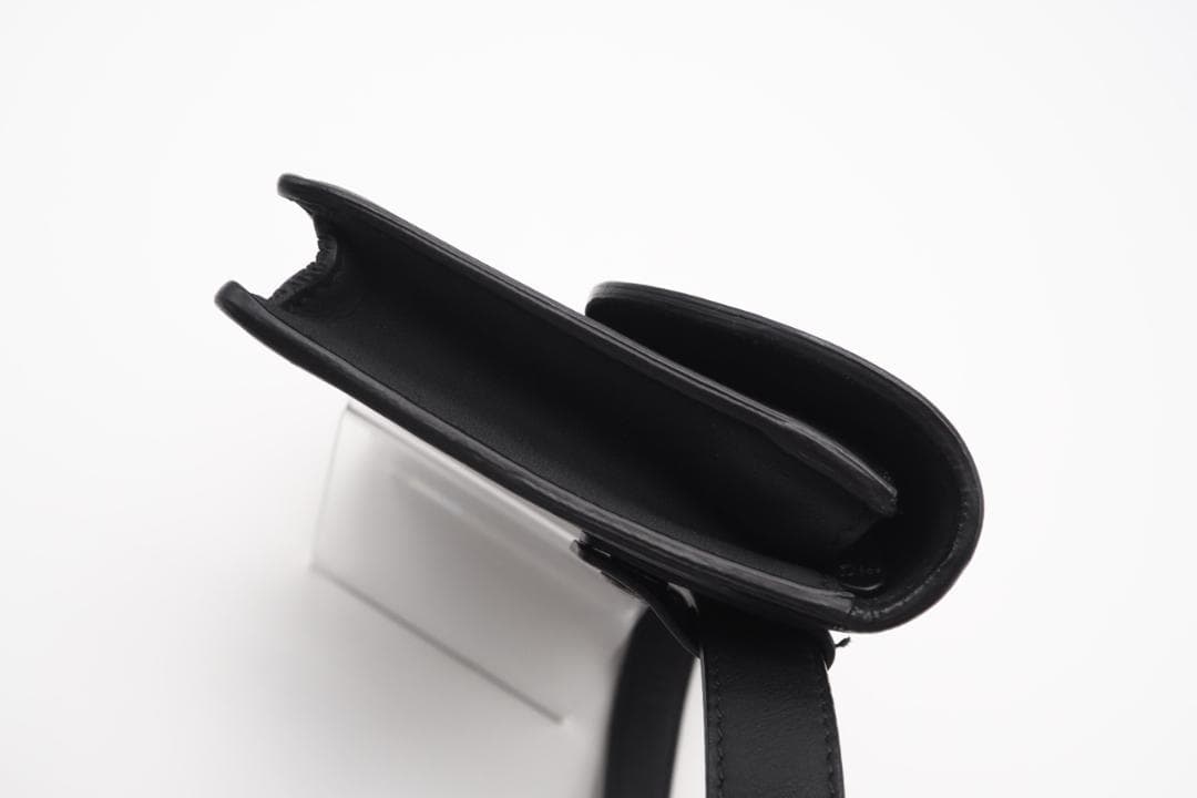 Christian Dior ウエストバッグ サドル レザー ベルトポーチ 黒