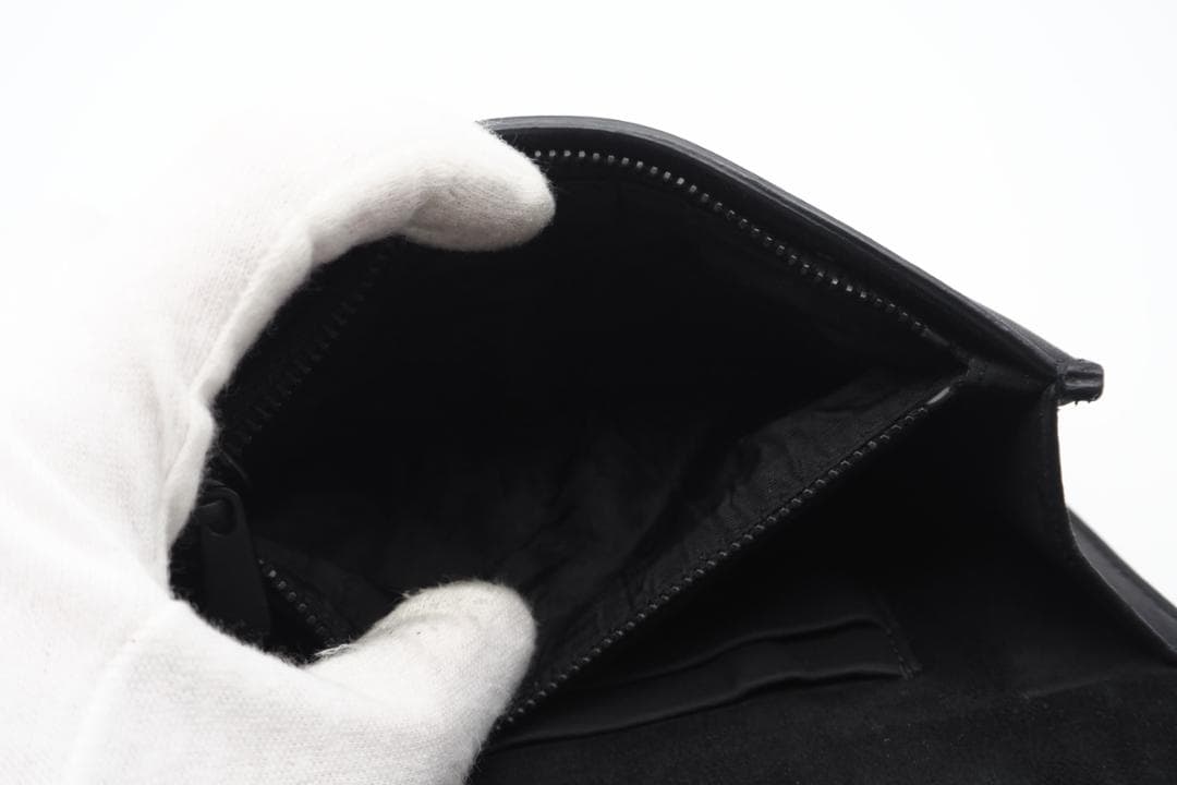 Christian Dior ウエストバッグ サドル レザー ベルトポーチ 黒