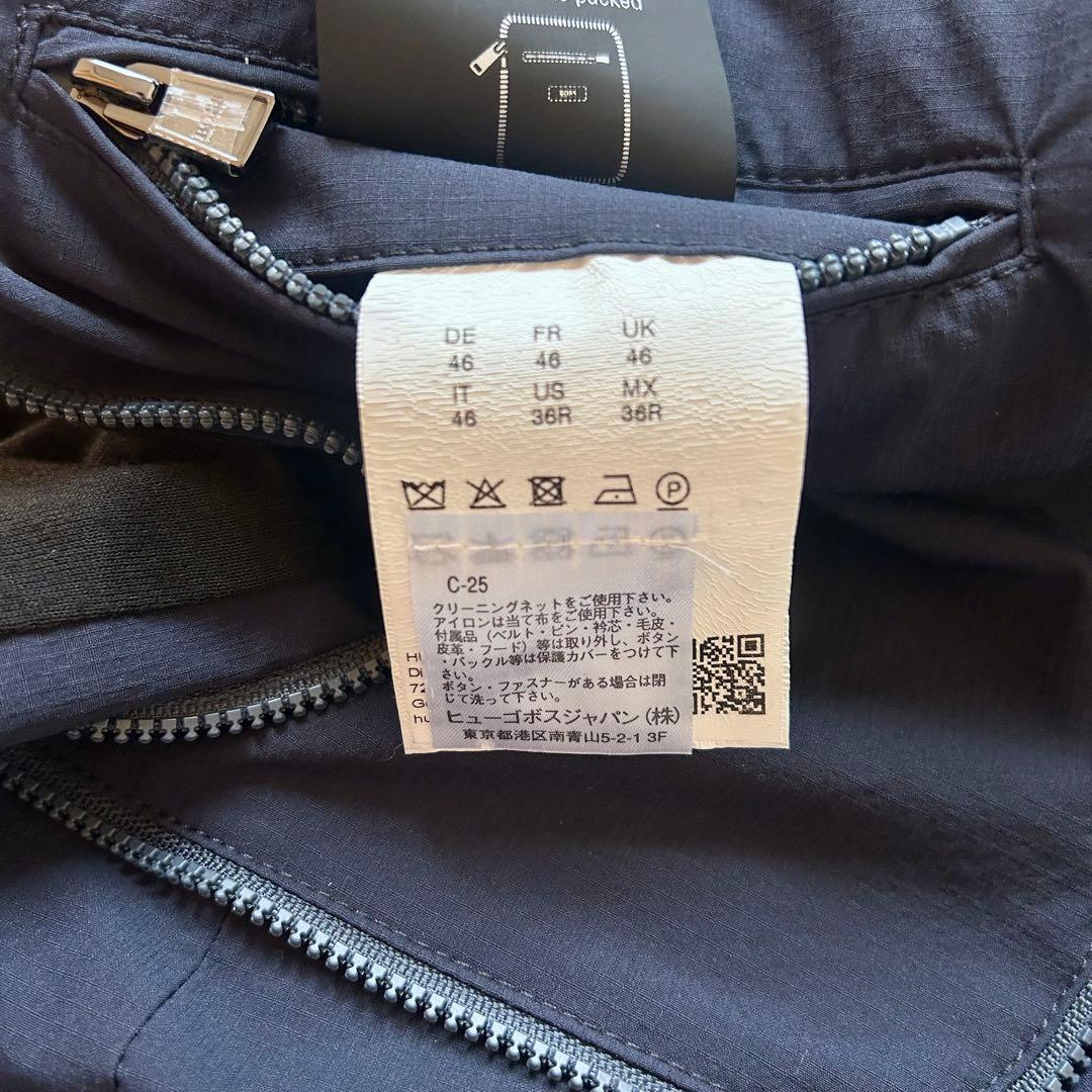 HUGO BOSS BOSSトラベルパッカブルJKT ネイビー　M