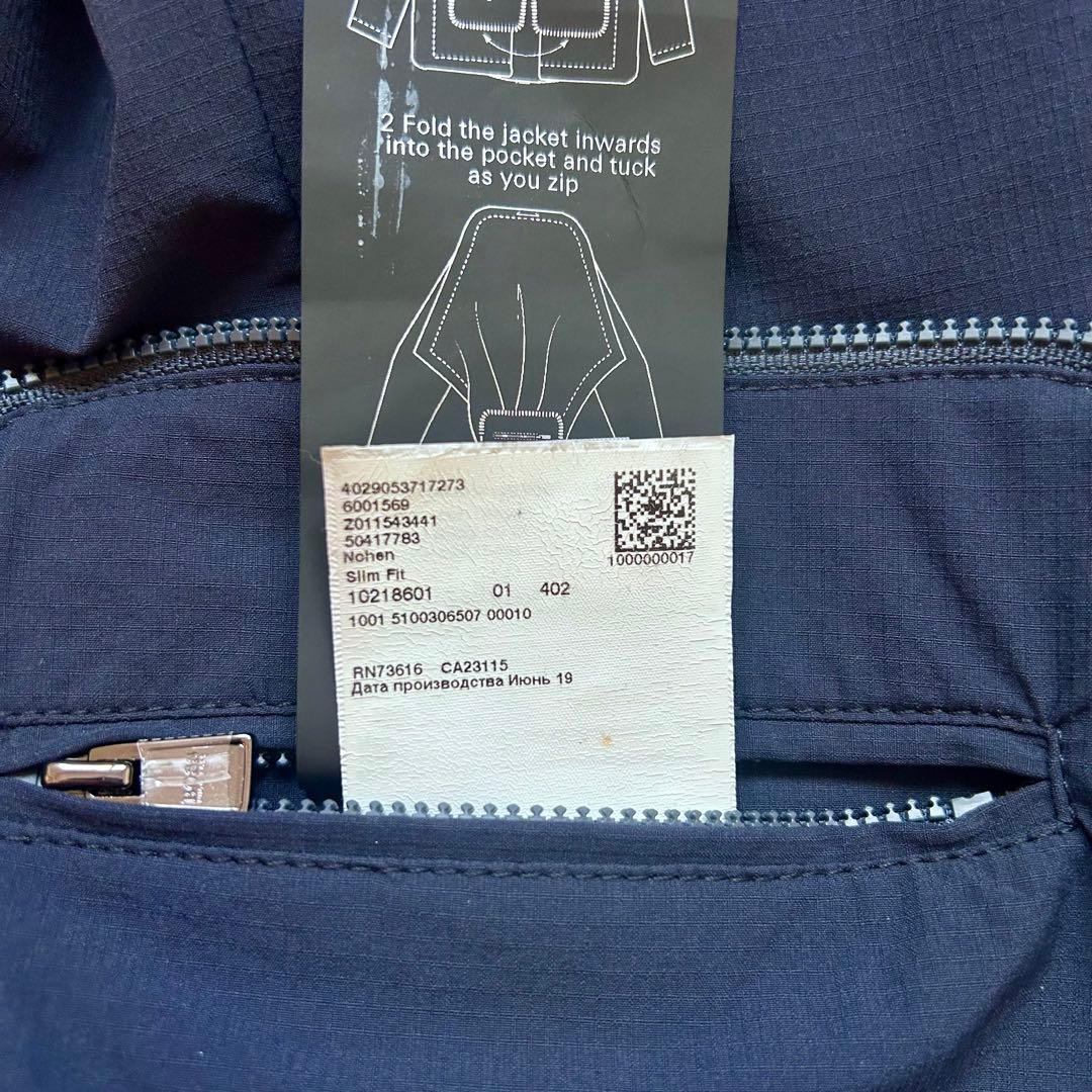HUGO BOSS BOSSトラベルパッカブルJKT ネイビー　M