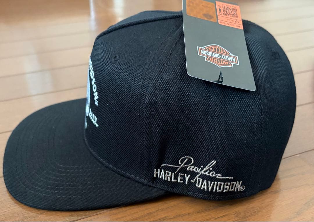 HARLEY-DAVIDSON スカル刺繍キャップ