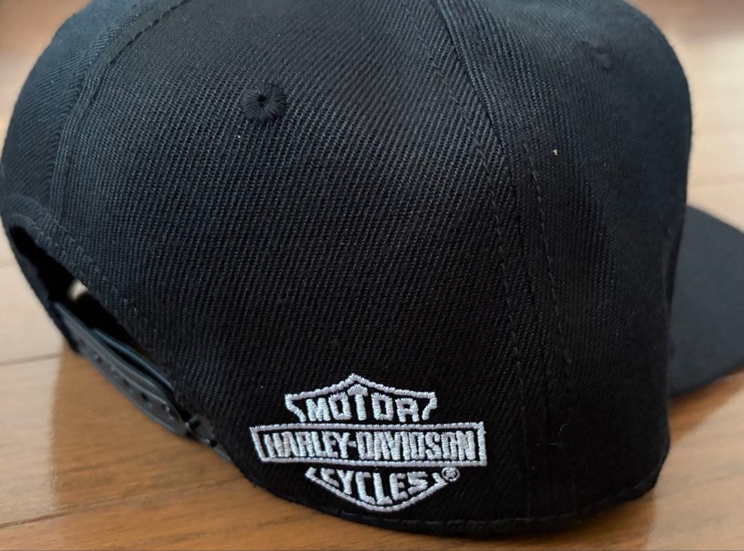 HARLEY-DAVIDSON スカル刺繍キャップ