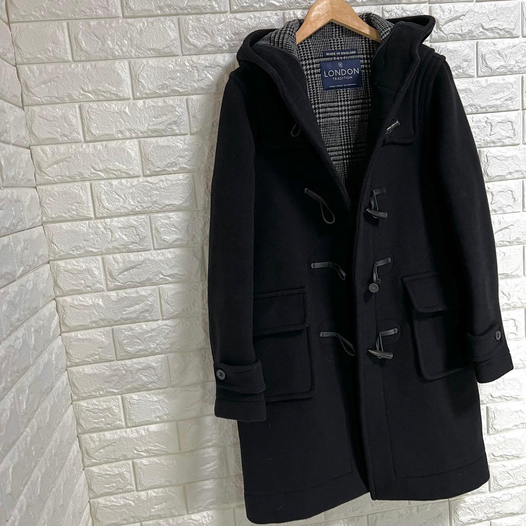 良品✨LONDON TRADITION ✨ダッフルコート 英国製 黒 40
