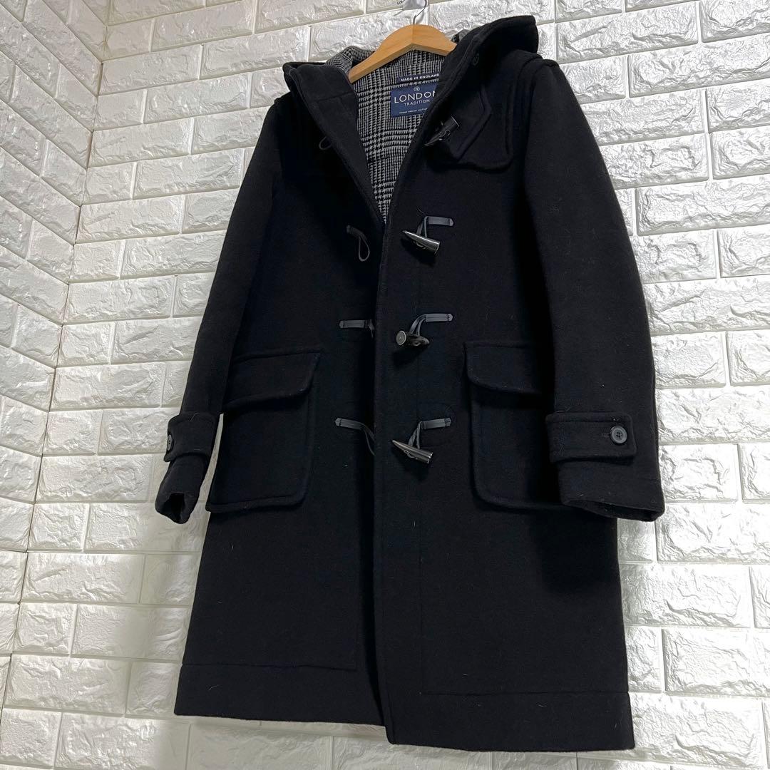 良品✨LONDON TRADITION ✨ダッフルコート 英国製 黒 40