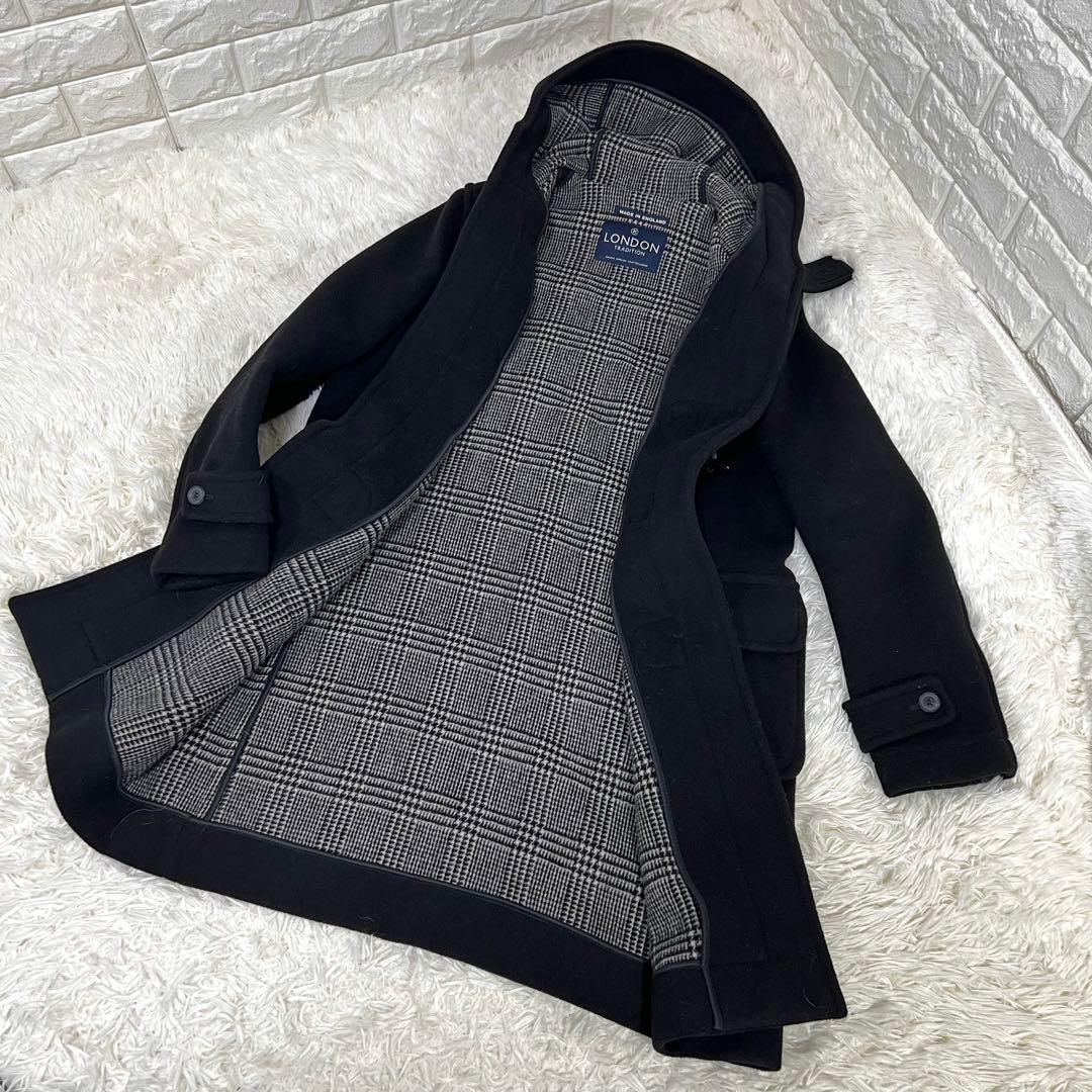 良品✨LONDON TRADITION ✨ダッフルコート 英国製 黒 40