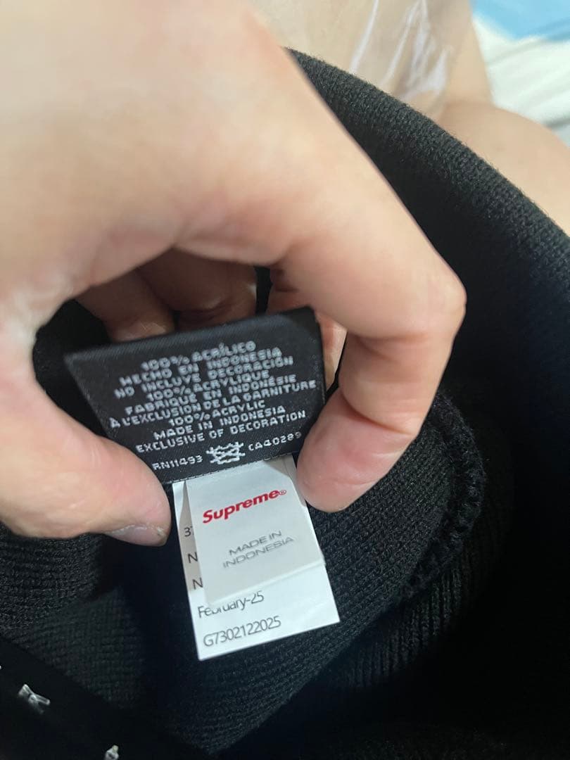 Supreme Newera Blackletter Beanie ビーニー
