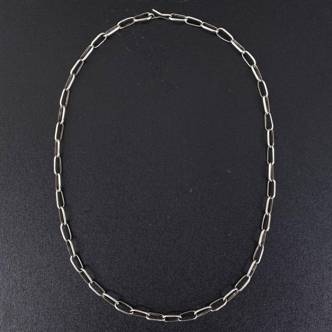 NAVAJO VINATGE シルバーフック あずきチェーンネックレス 55cm