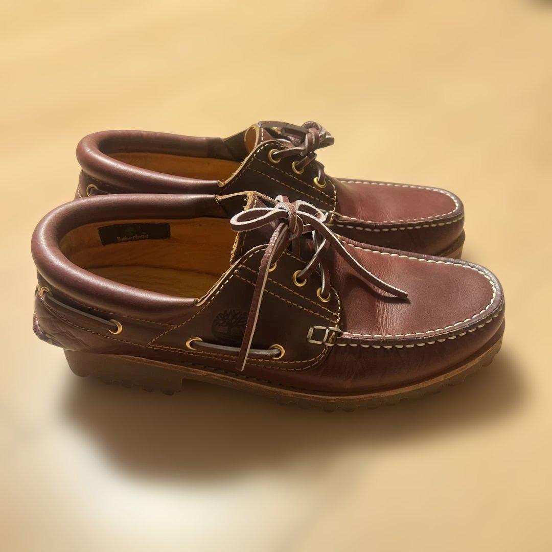 靴 Timberland 3-Eye Burgundy