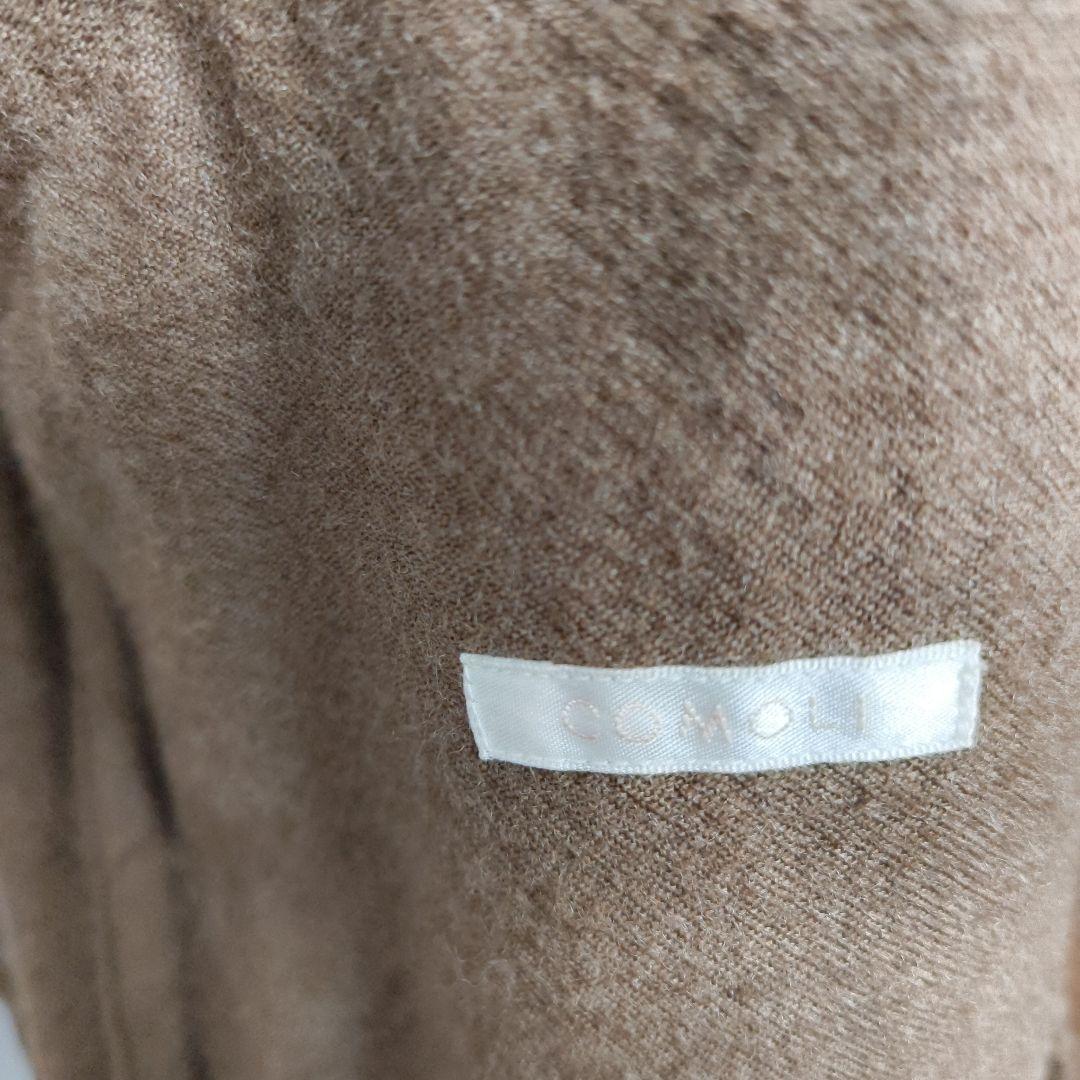 23AW COMOLI KHAKI縮絨ウール ジップショートジャケットsize1