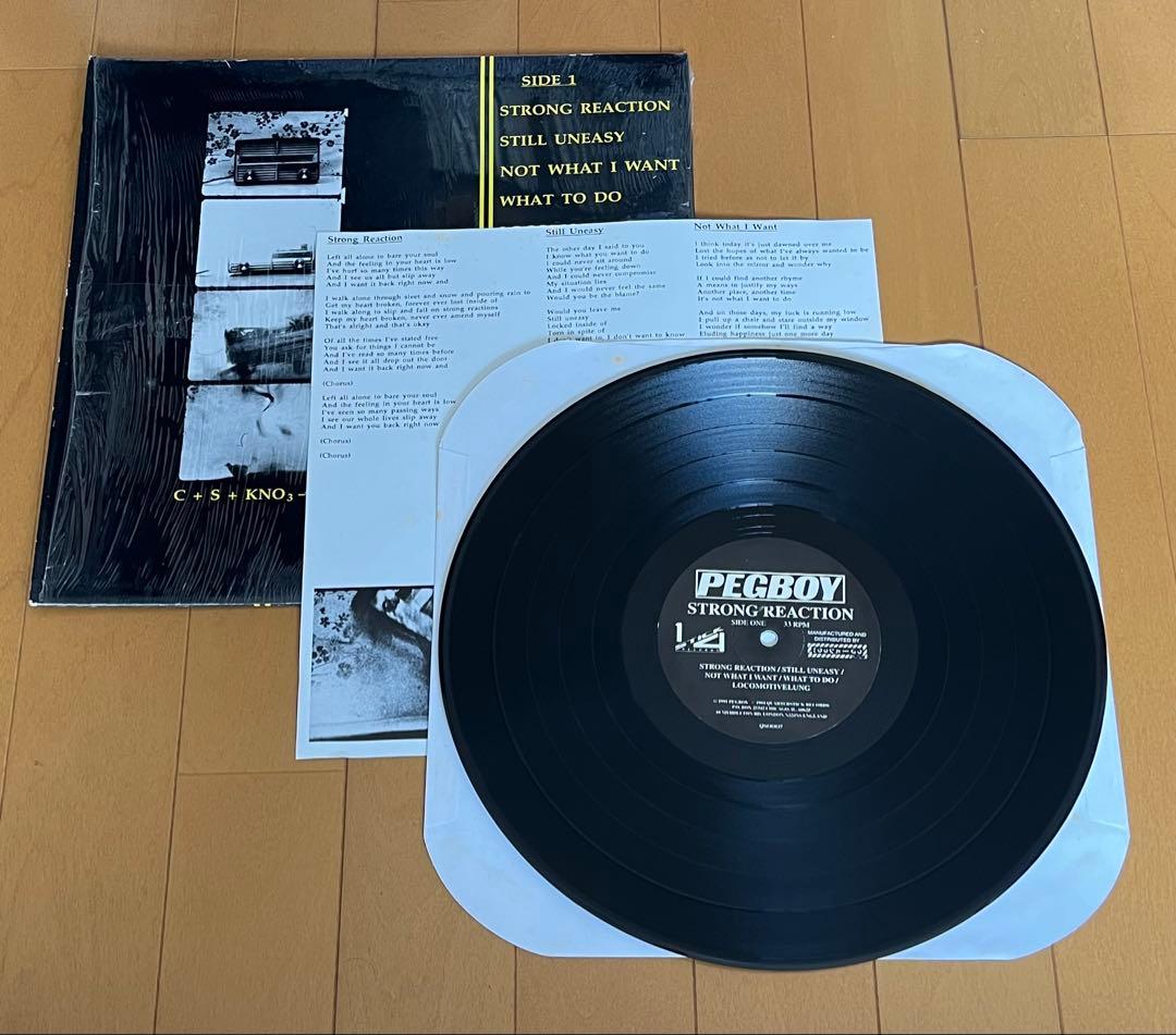 Pegboy/Strong Reaction LP メロコア punk
