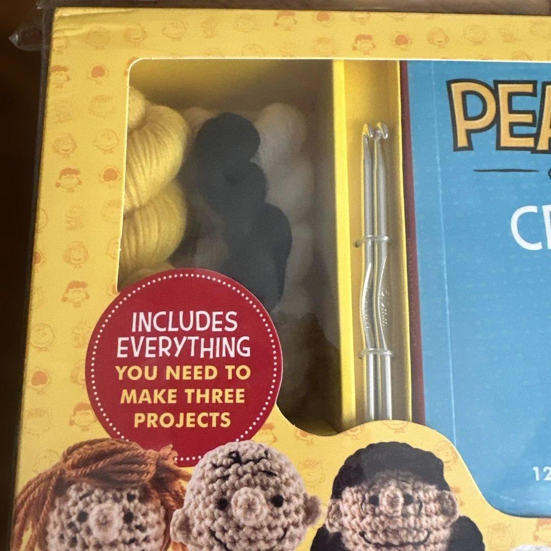 スヌーピーPEANUTSSNOOPYかぎ針編みキットハンドメイド本キット新品