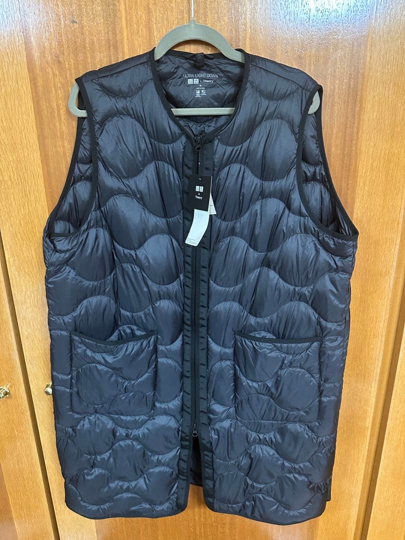 UNIQLO×Theory ブロックテック+ウルトラロングダウンベスト XL