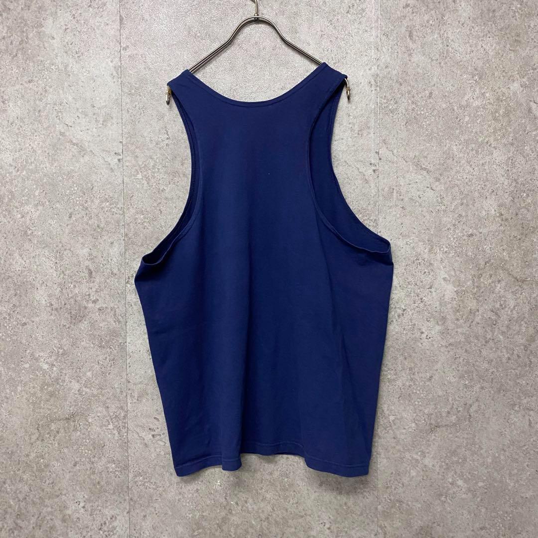 レアUSA製90s《NIKE ナイキ》刺繍スウッシュロゴ タンクトップ/XL