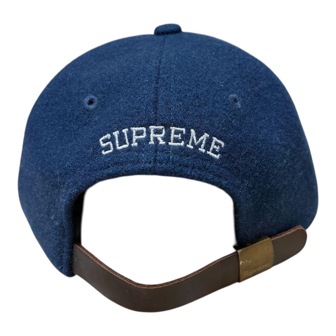 SUPREME ネイビー ベースボールキャップ