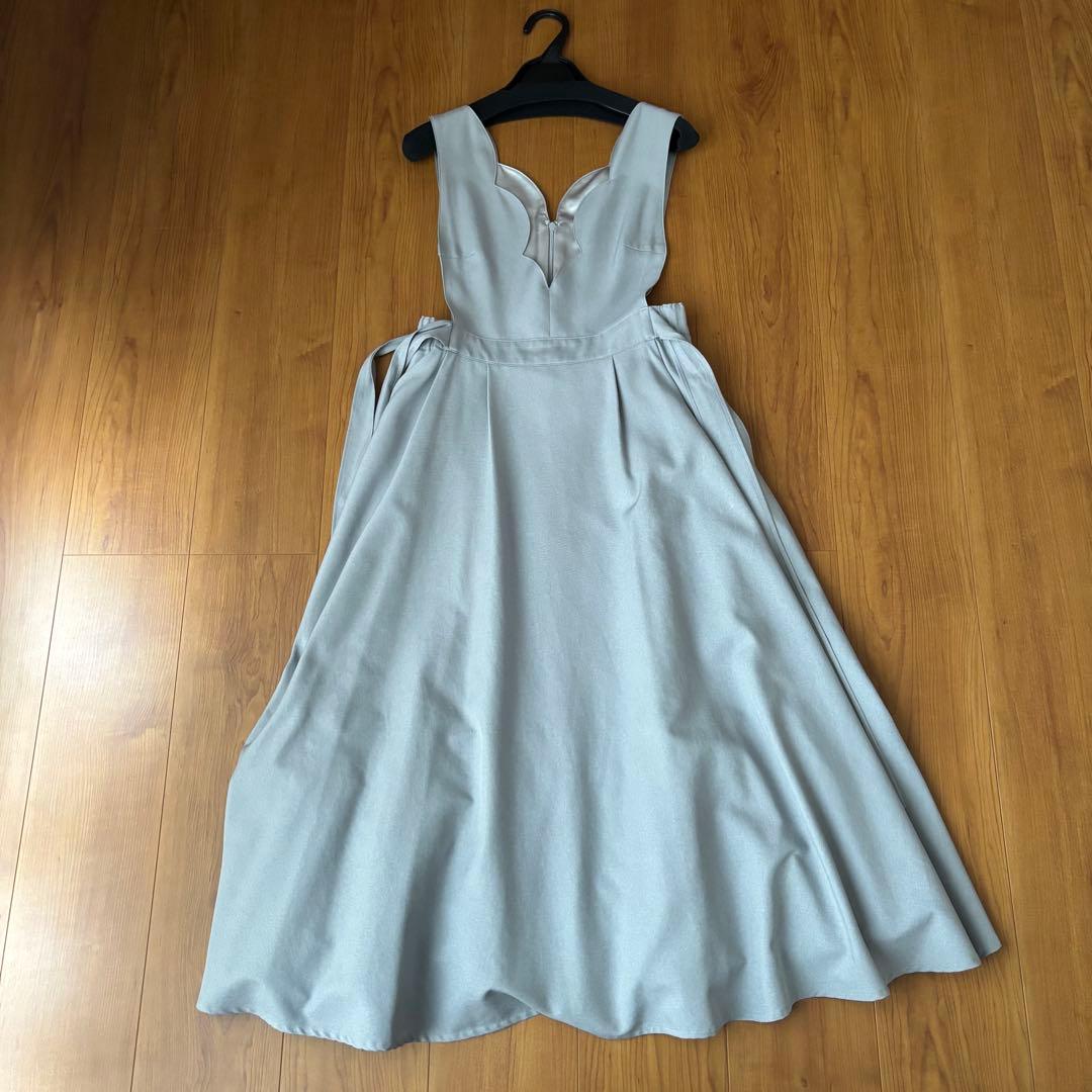 【新品】MILK VIOLAロングジャンパースカート グレー ミルク ジャンスカ