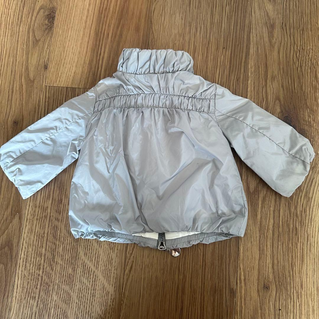 MONCLER グレー ジャケット 60〜70cm 3-6ヶ月