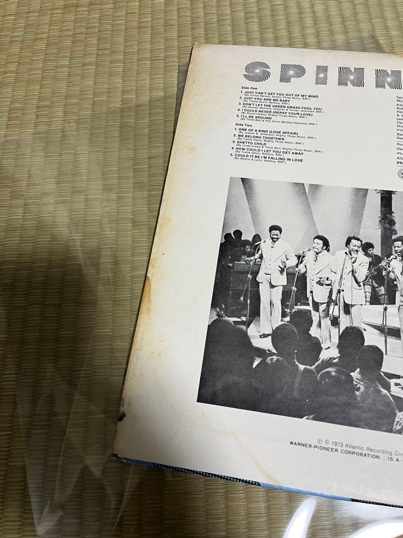ソウル　日本盤LPレコード2枚セット　マーヴィン・ゲイ　スピナーズ　soul