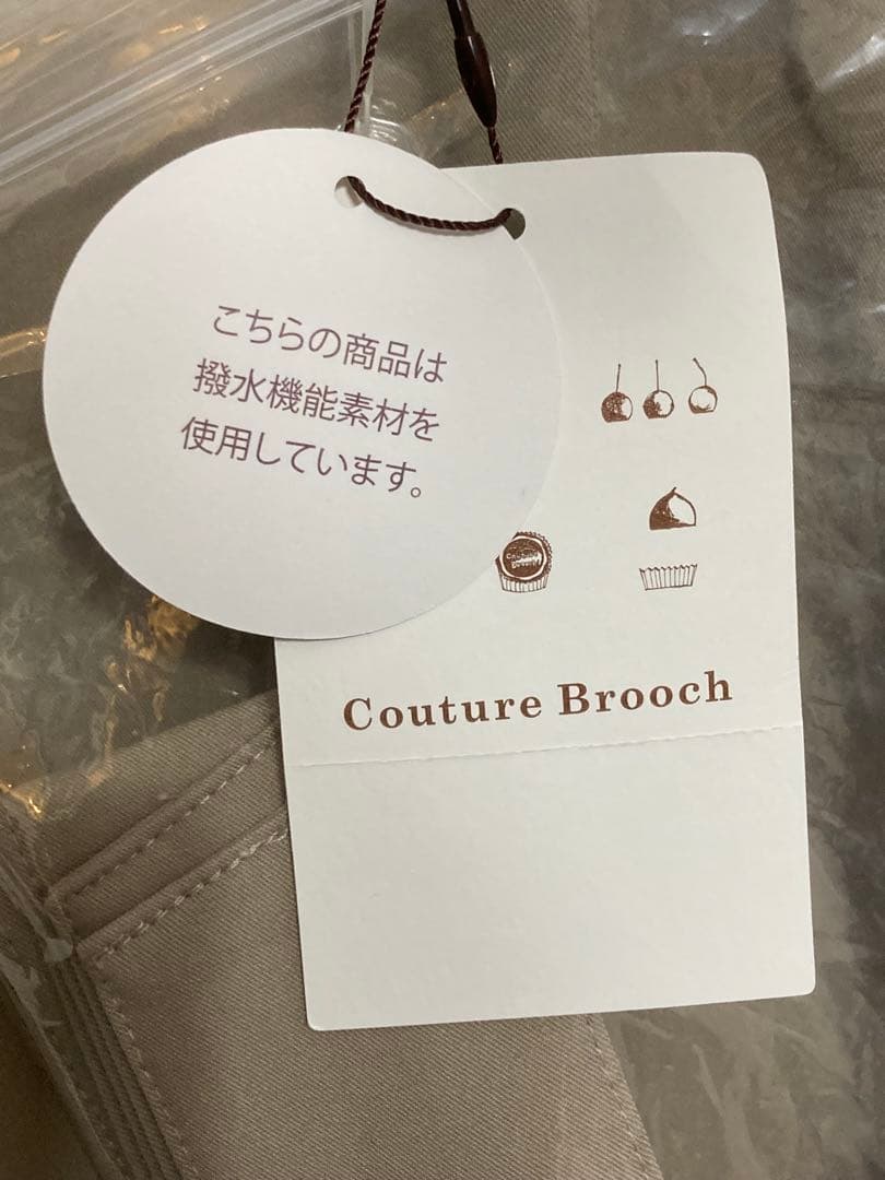 【新品】couture brooch キャンディースリーブロングトレンチコート