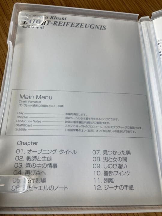 危険な年頃　ナスターシャ・キンスキー　DVD