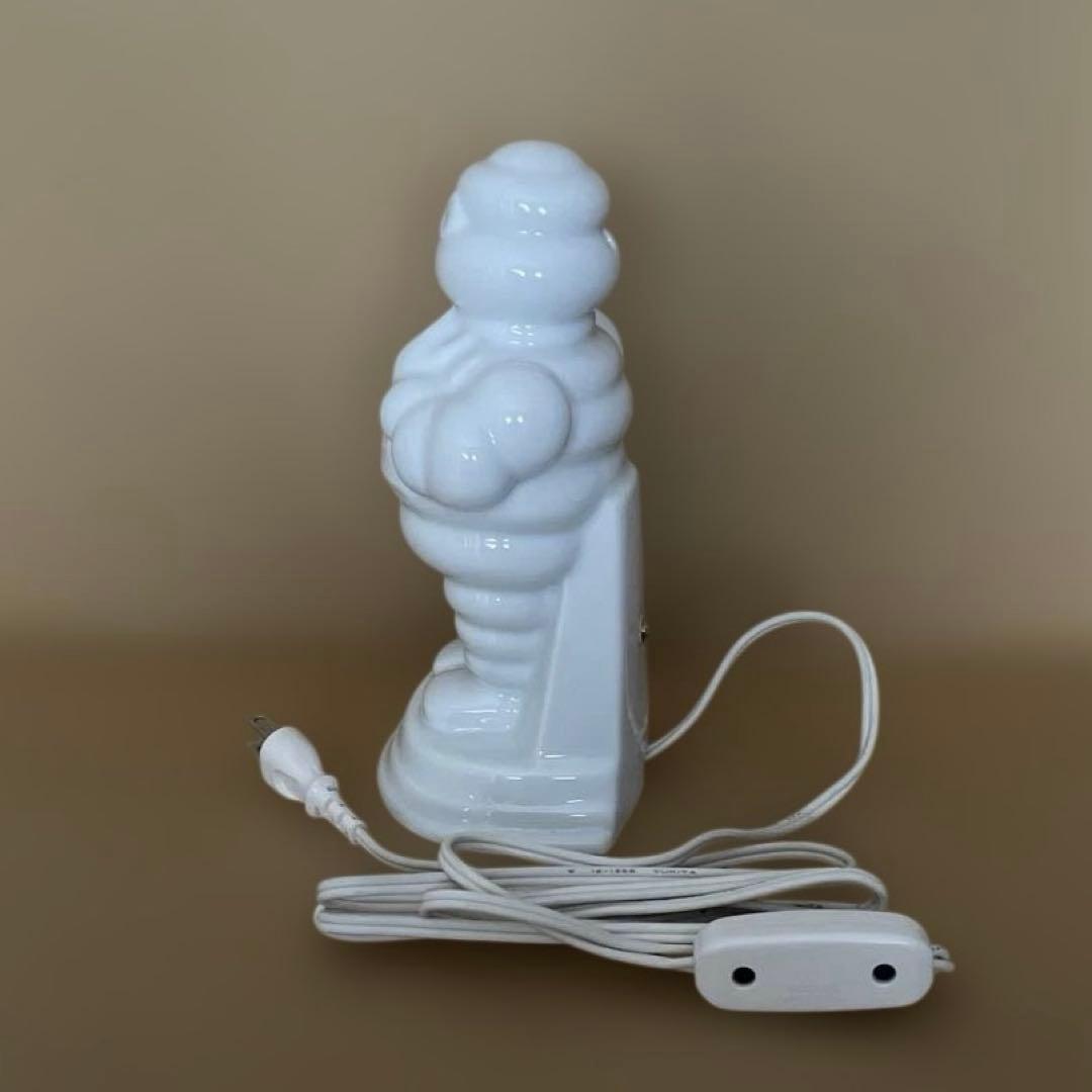 た*ね様 【ジャンク品】ミシュラン　ビバンダム　 陶器製置き物_旧ライト　高さ約
