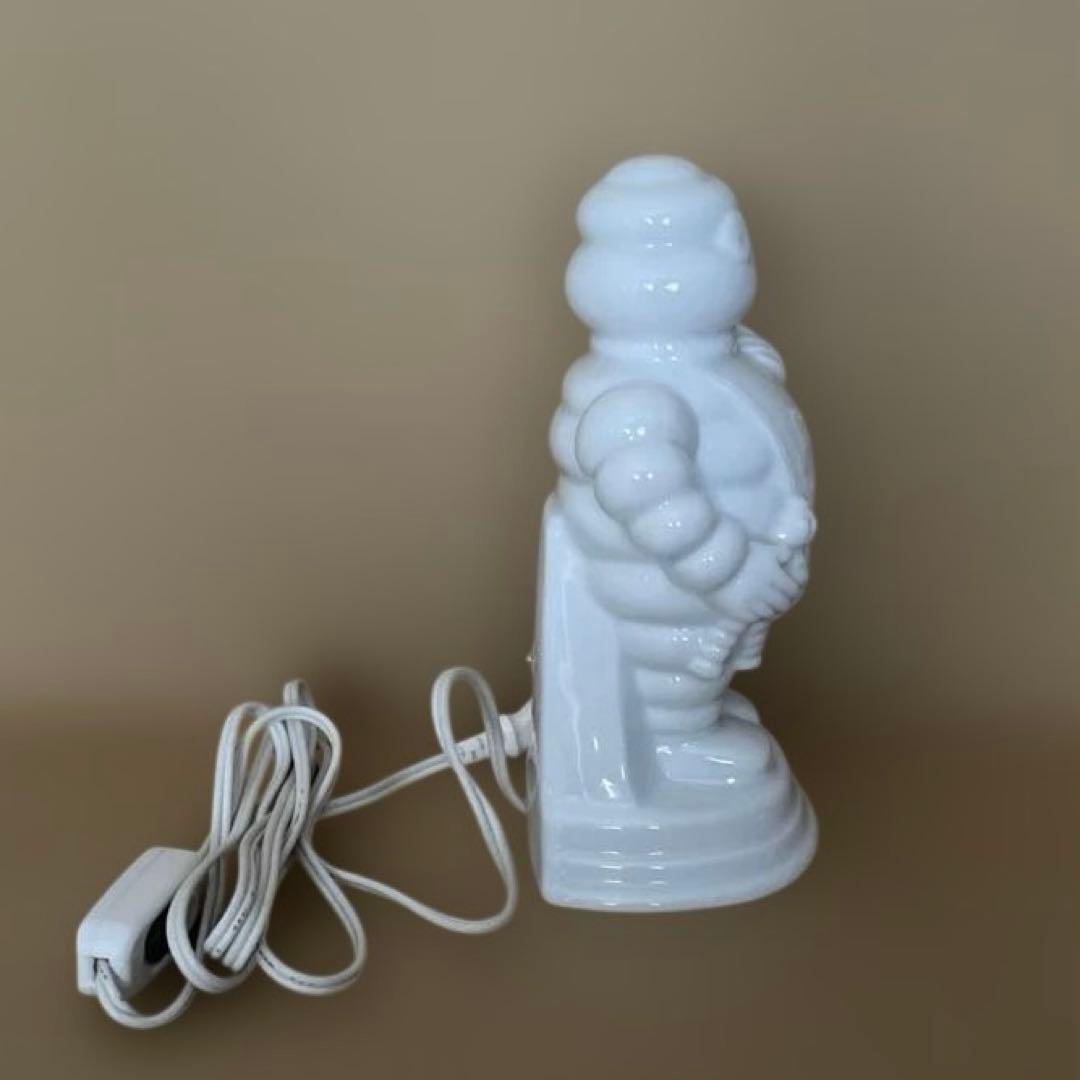 た*ね様 【ジャンク品】ミシュラン　ビバンダム　 陶器製置き物_旧ライト　高さ約