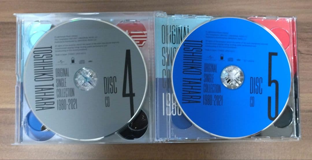 田原俊彦/オリジナル・シングル・コレクション1980-2021/5CD+DVD