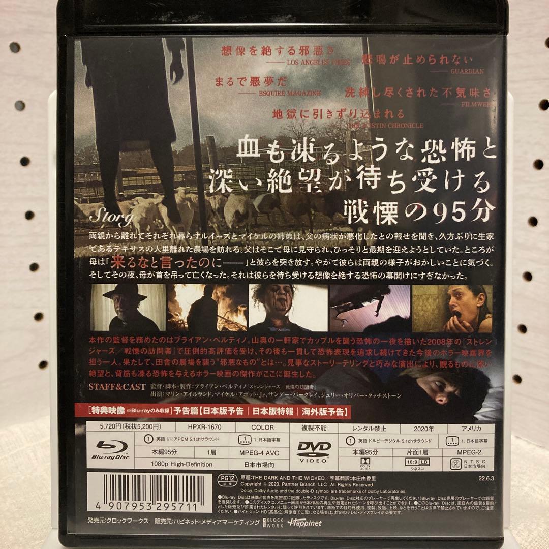 【中古】【廃盤】【国内盤】ダーク・アンド・ウィケッド('20米) ブルーレイ
