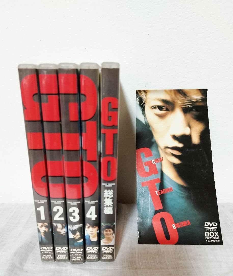【中古】GTO　DVDBOXの中身　４巻＋総集編