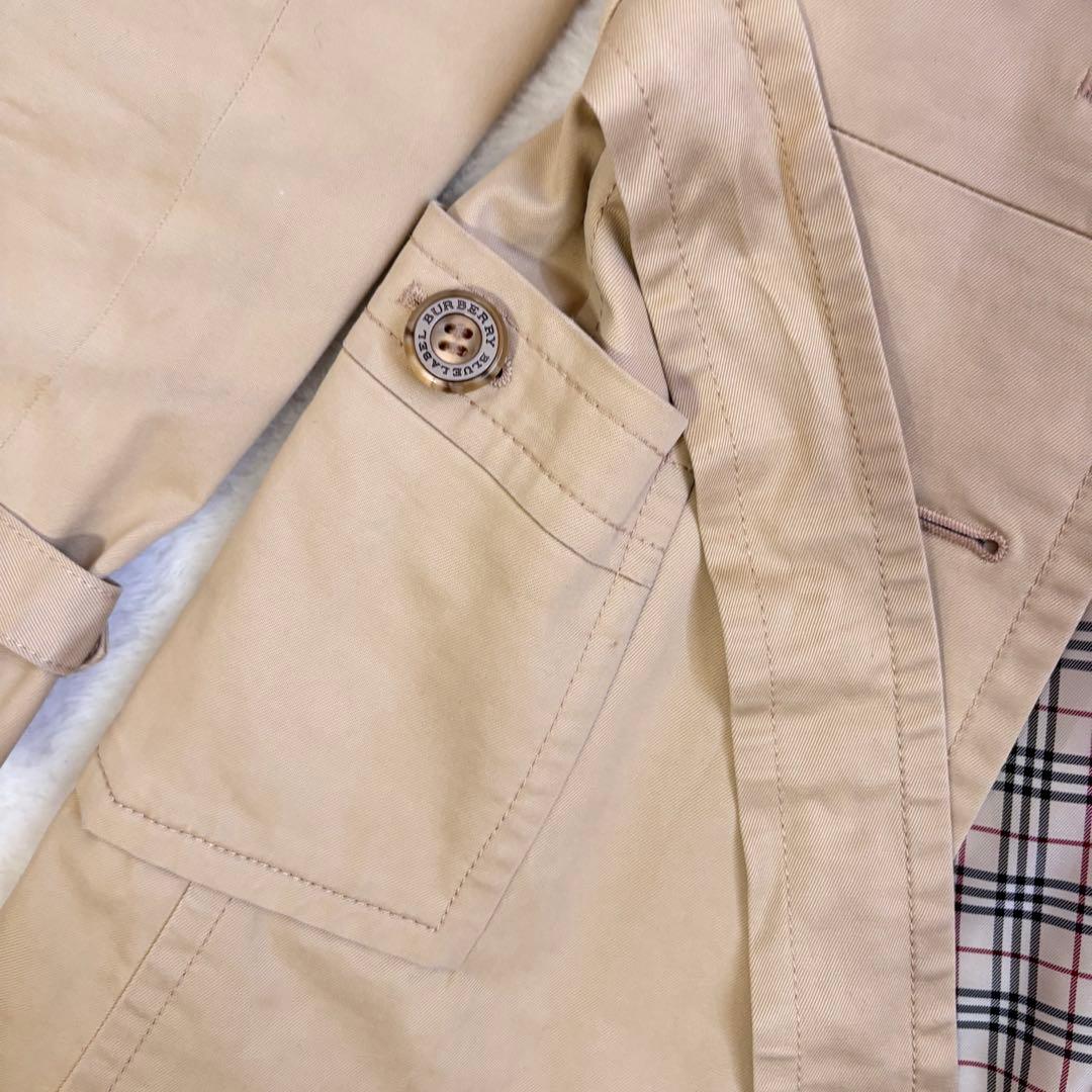 Burberry Blue Label トレンチコート ベージュ ノバチェック
