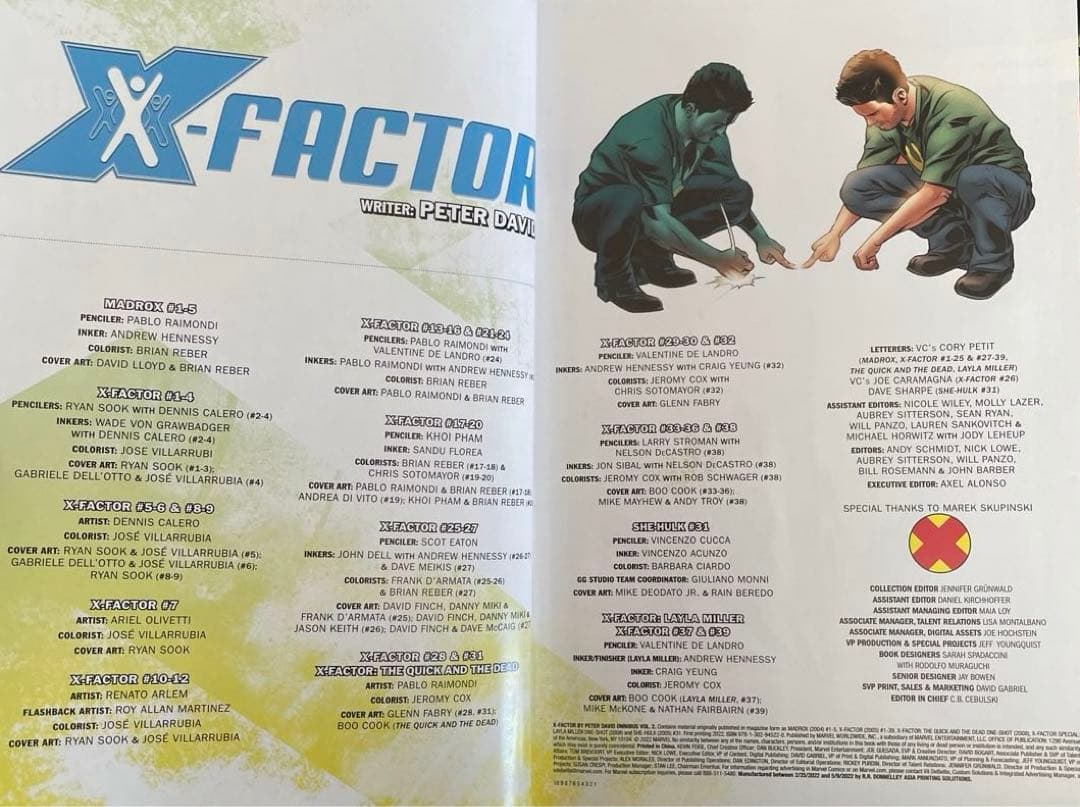 アメコミ X-Factor By Peter David Omnibus 2
